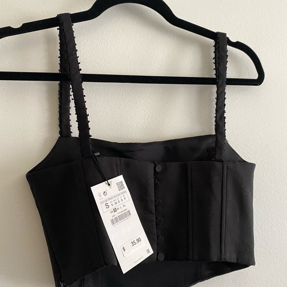 Zara Bustier crop top in size S - Picture 4 of 5